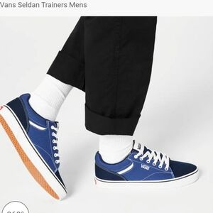 Van's Sneaker @Size 9.5E💙Navy/Blue Suede/Canvas Mix